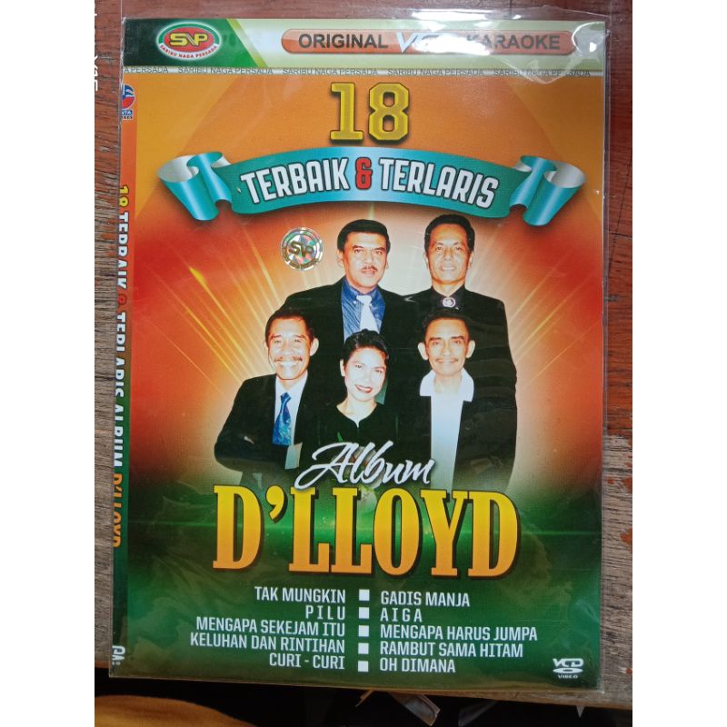 Kaset Vcd original lagu 18 terbaik& terlaris D'lloyd