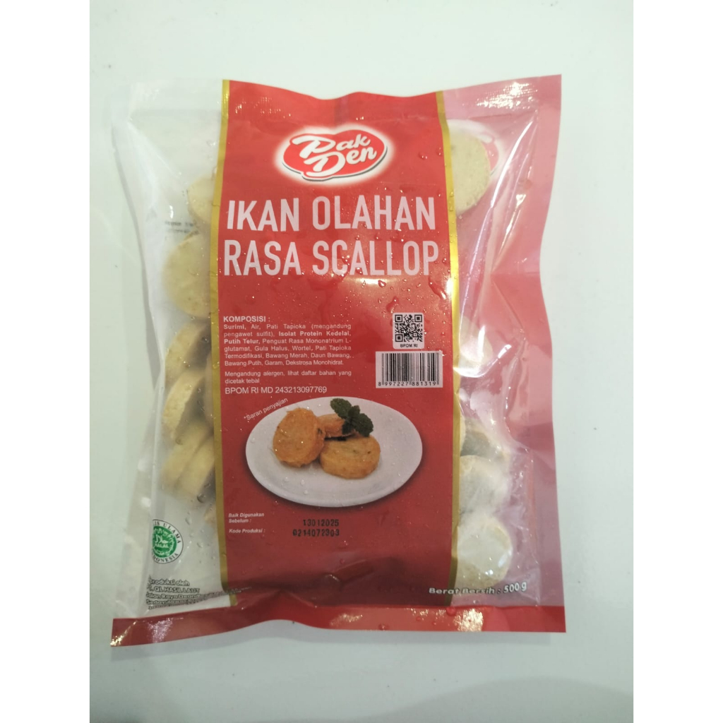 

SCALLOP PAK DEN (500 Gram)