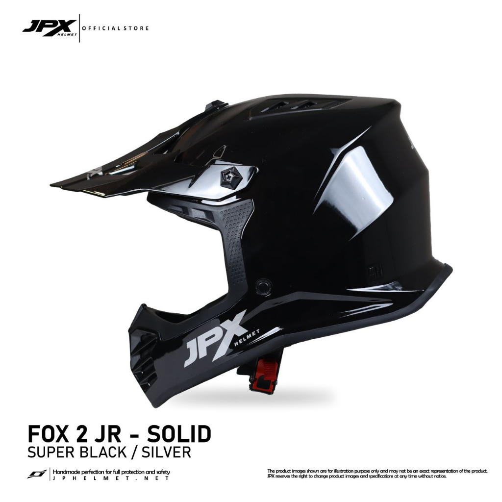 Helm Cross Full Face JPX Fox2 JR Solid (kids)