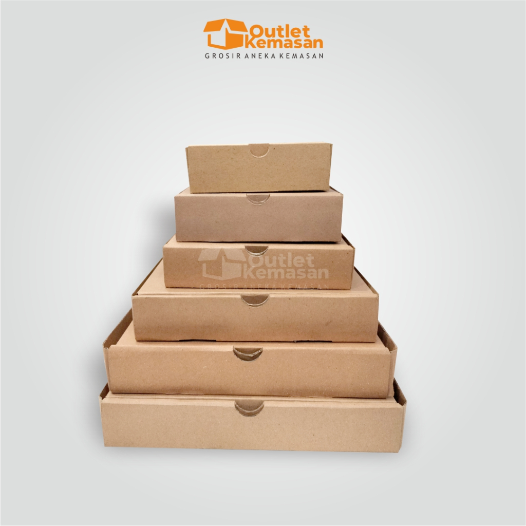 

Dus Pizza 25x25x5 | Corrugated Box | Kardus Paket | Single Wall | Die Cut