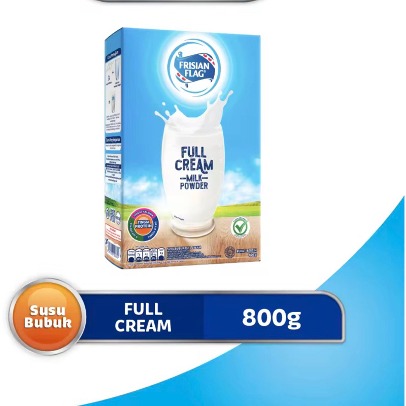 

frisian flag full cream milk powder 800gr