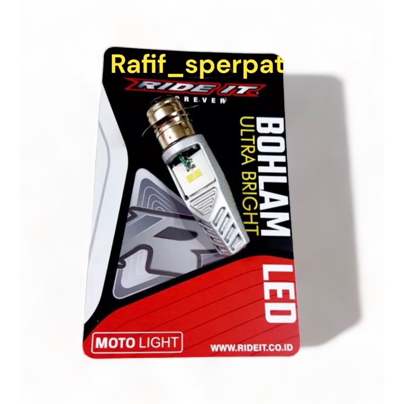 BOHLAM LAMPU DEPAN RIDE IT H6 CAHAYA PUTIH