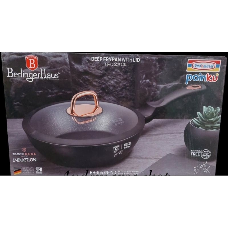 Berlinger Haus Deep Fry Pan 24x6.5cm 2.3 liter