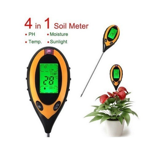 Alat Ukur PH Tanah Soil Meter 4 in 1 Berkualitas Hidropedia
