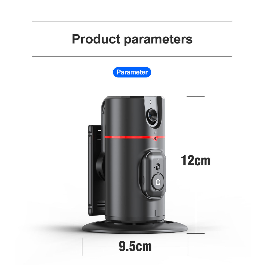 BESTOOL P02 Auto Face Tracking Gimbal Handphone Stabilizer Tripod Phone Selfie Stick 360°Rotation Holder AI Follow-Up Video Vlog Live  Phone Holder-8