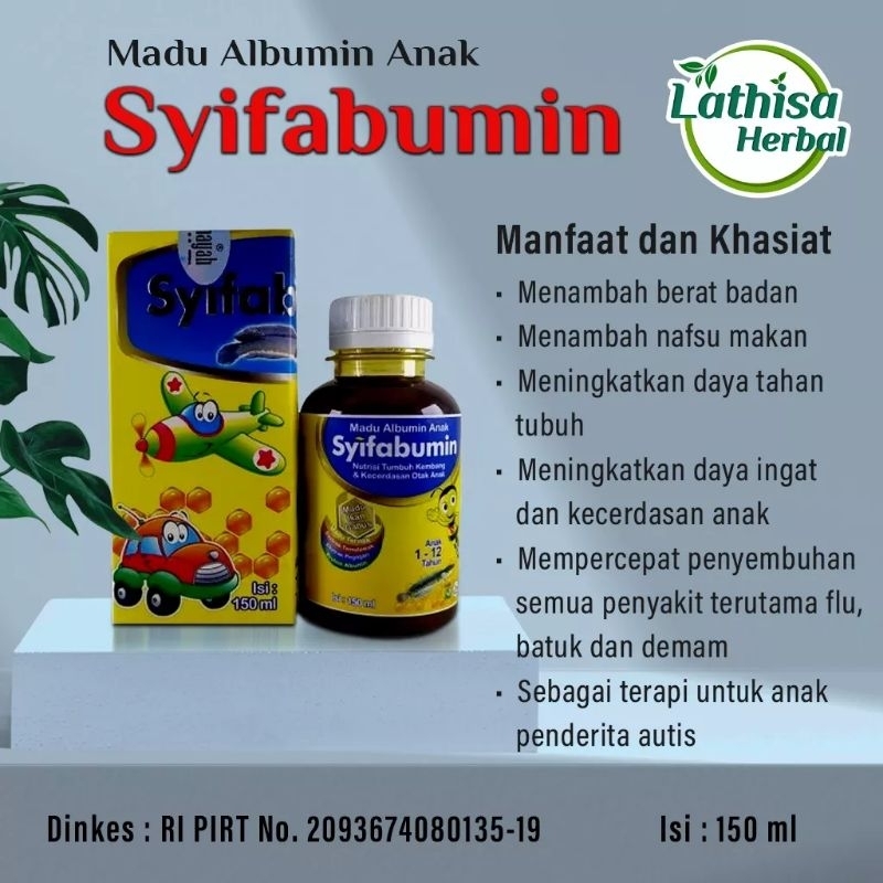 

Syifabumin - Vitabumin - Albumin - Madu Kecerdasan Anak nutrisi anak