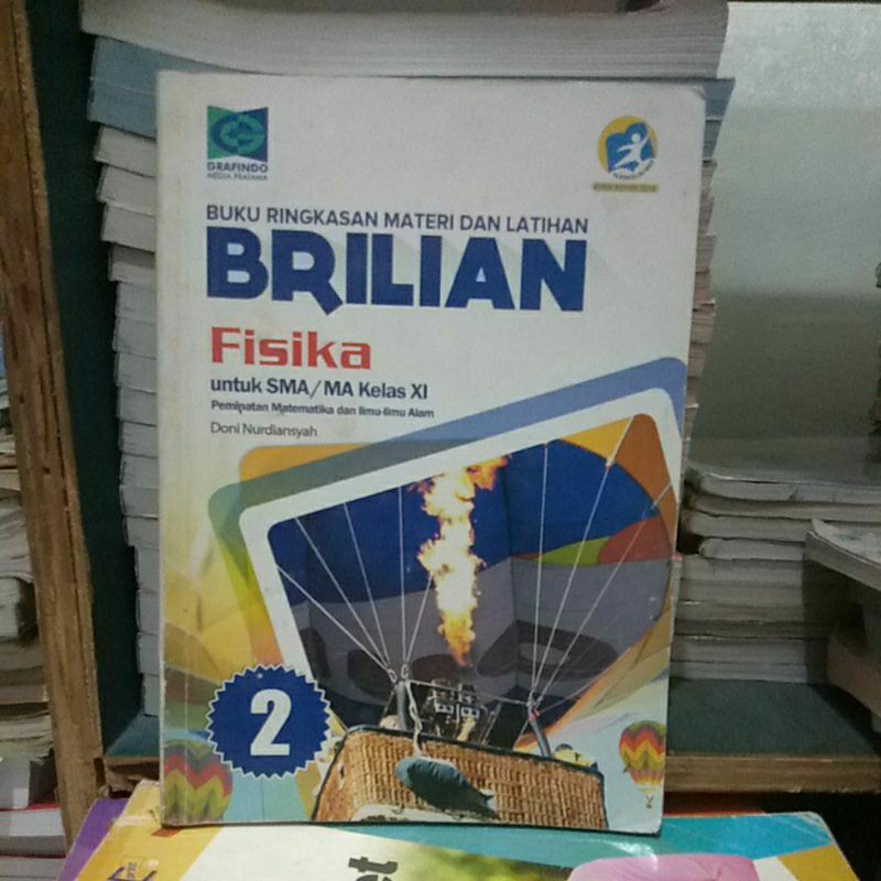 buku bekas buku ringkasan materi dan latihan brilian fisika peminatan matematika dan ilmu-ilmu alam 