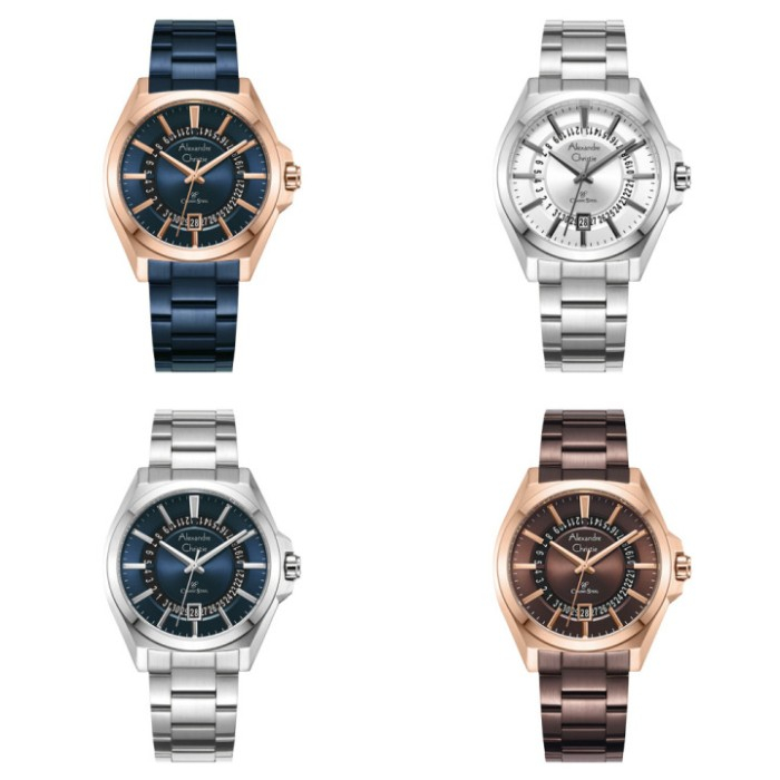 Jam Tangan Alexandre Christie AC8688 Classic Stainless Steel