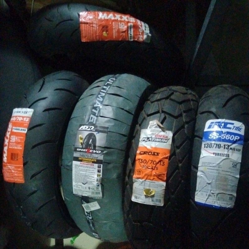 BAN LUAR DEPAN BELAKANG MOTOR YAMAHA NMAX 155 130/70-13 110/70-13 120/70-13 140/70-13 TUBELESS TUBLE