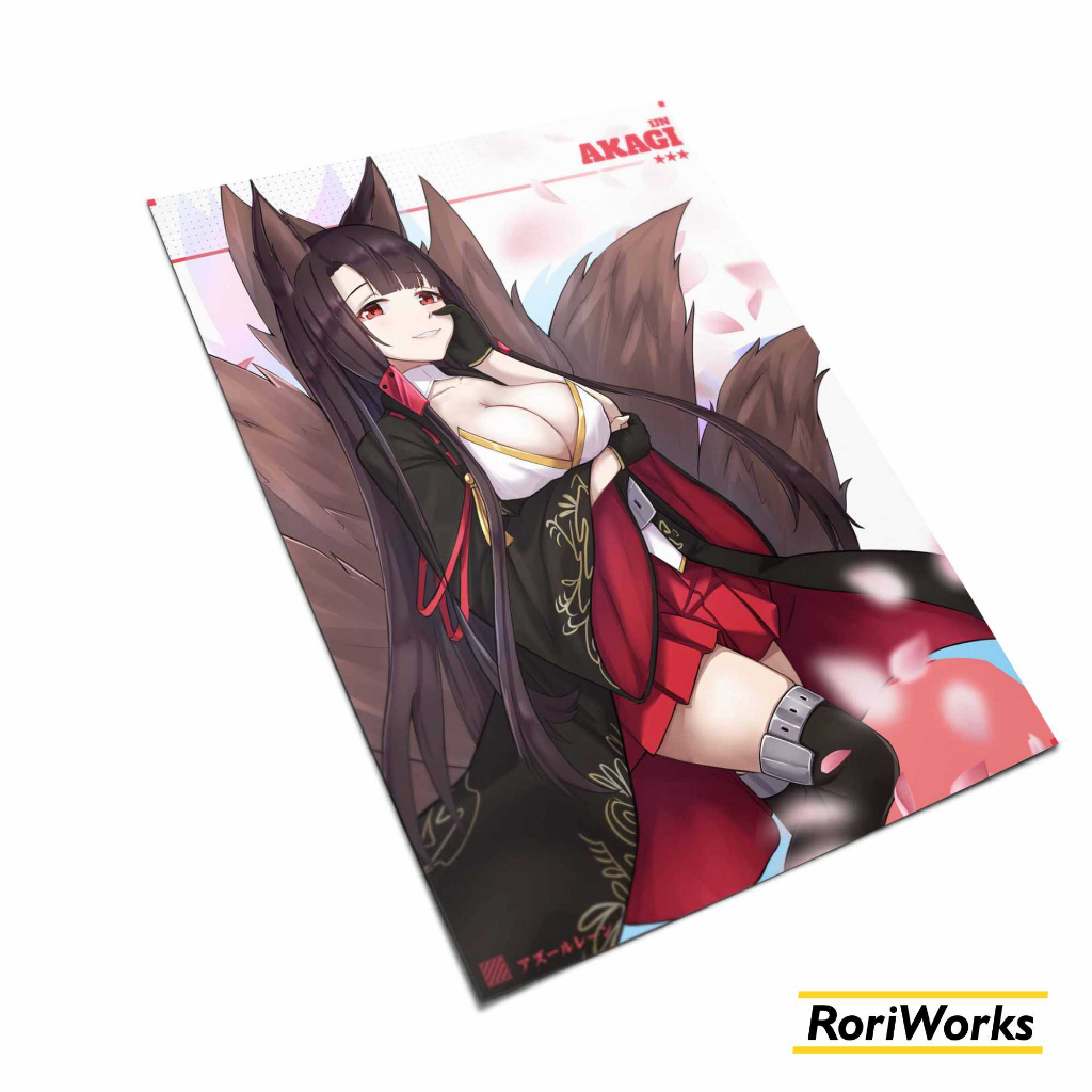Poster Anime - Akagi Azur Lane