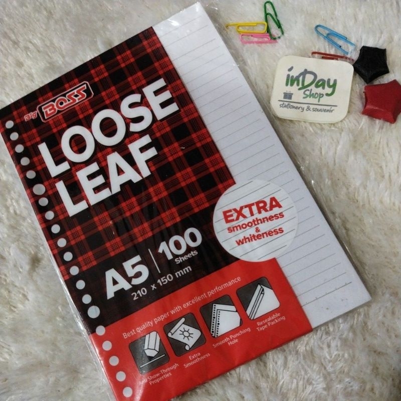 

Kertas Binder /Loose Leaf A5 | INDAY SHOP