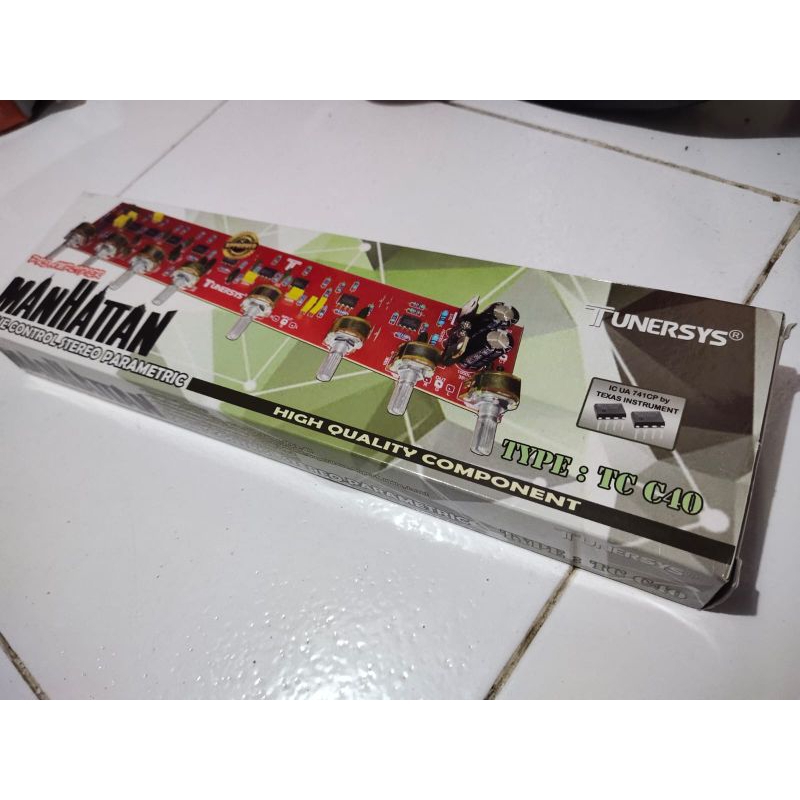 Tone Control Stereo Parametrik Manhattan Tunersys TC C40