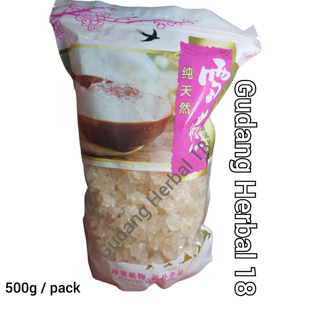 

Snow Bird Nest Xue Yan 100 Gram / Tragacanth Gum / Sarang Burung Salju / Snow Swallow Nest 雪燕 Kualitas Bagus Asli Import