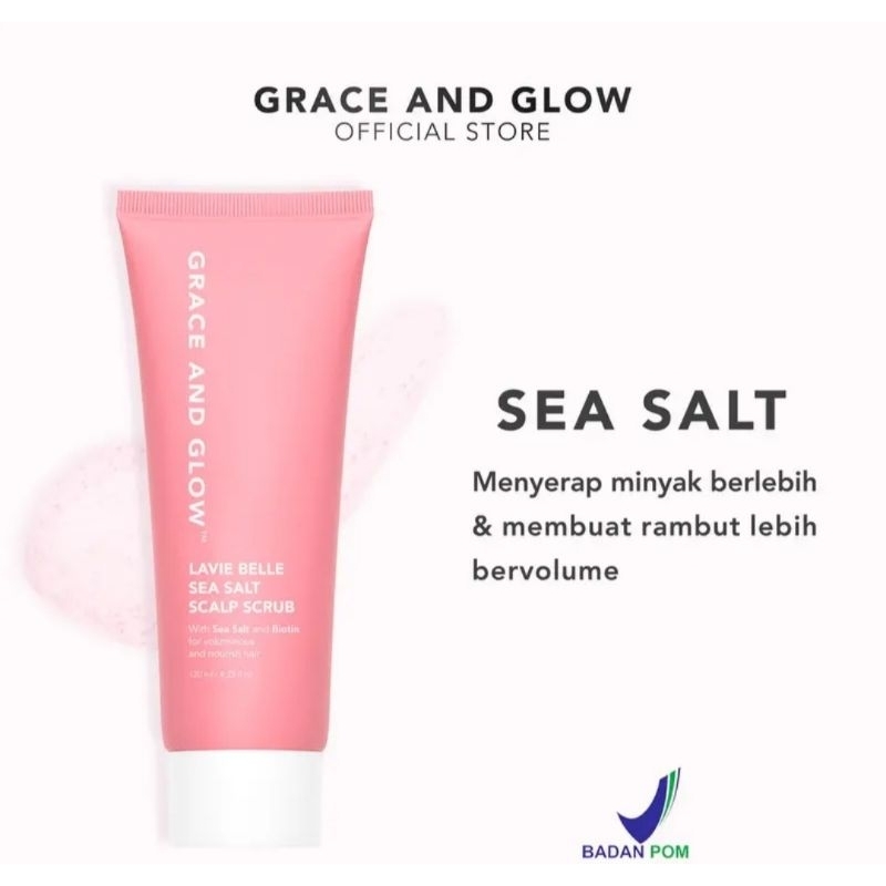 Grace and Glow Lavie Belle Sea Salt Scalp Scrub