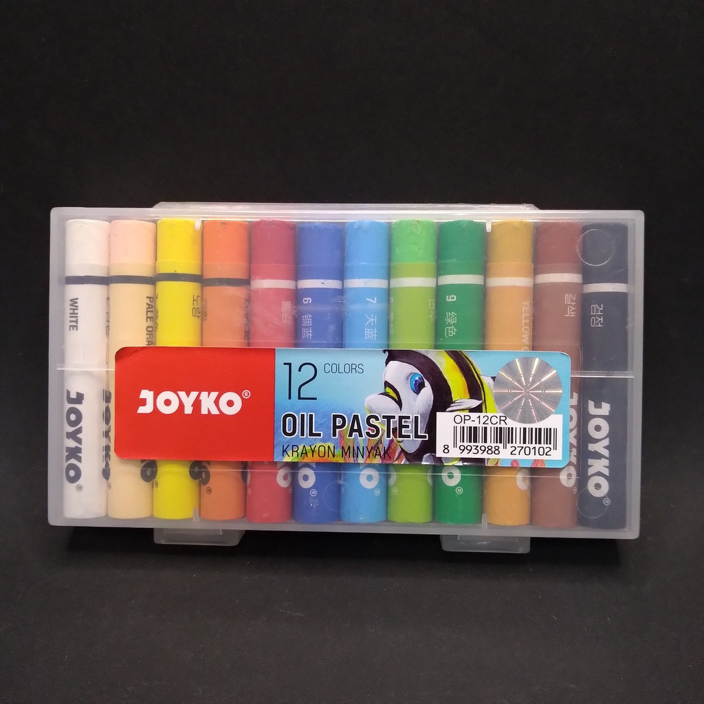 

CRAYON JOYKO OIL PASTELS 12 WARNA