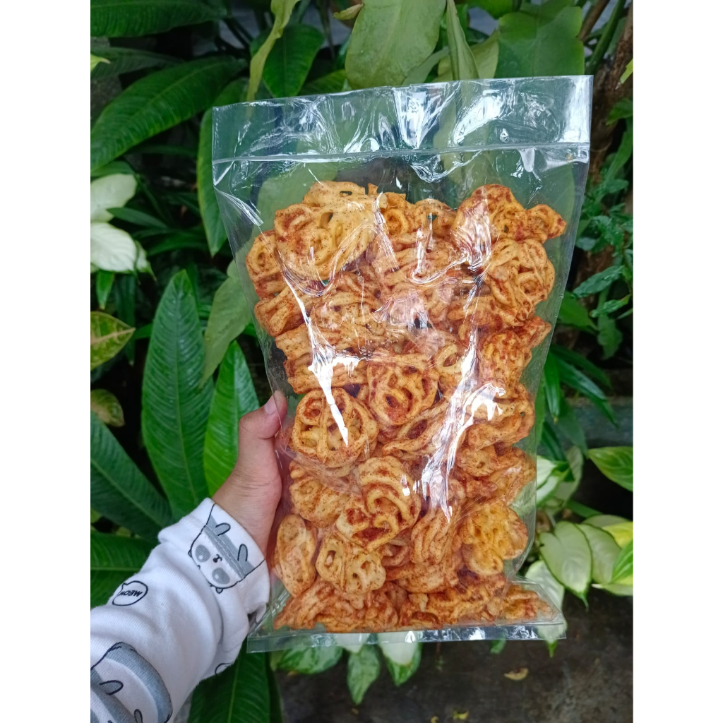 

Kerupuk tongkol mawar udel seblak kencur 250gr murah