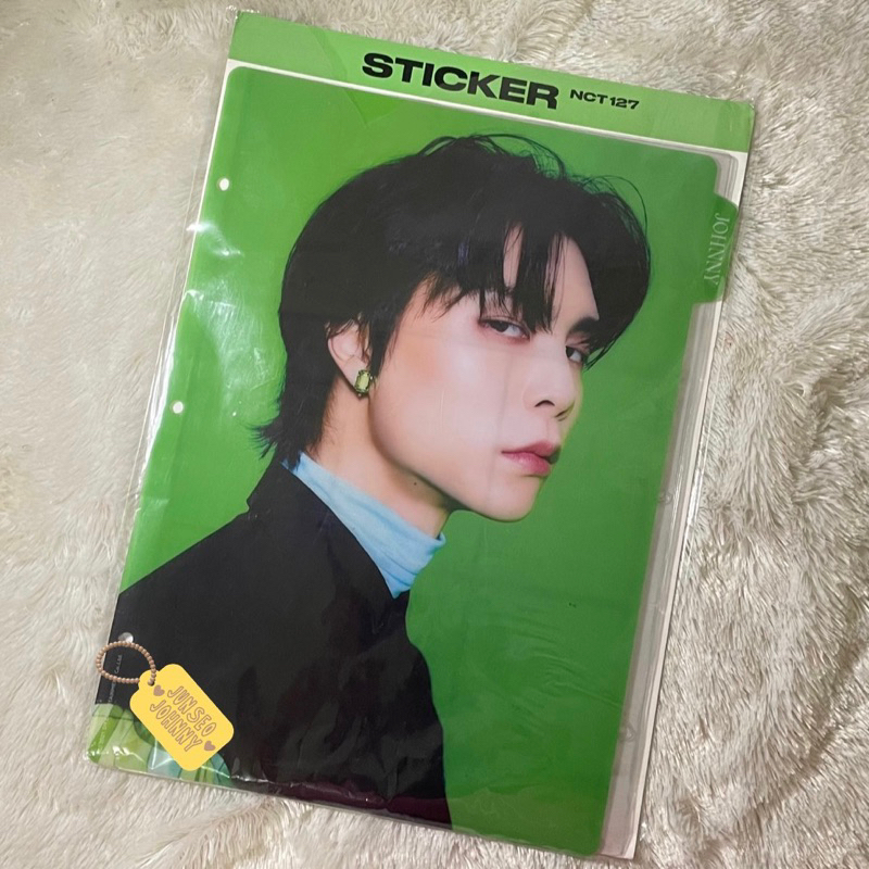 nct johnny binder index sticker era include sleeve
