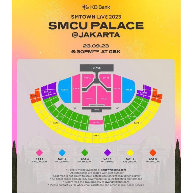 Tiket SMTOWN LIVE 2023 SMCU PALACE Jakarta