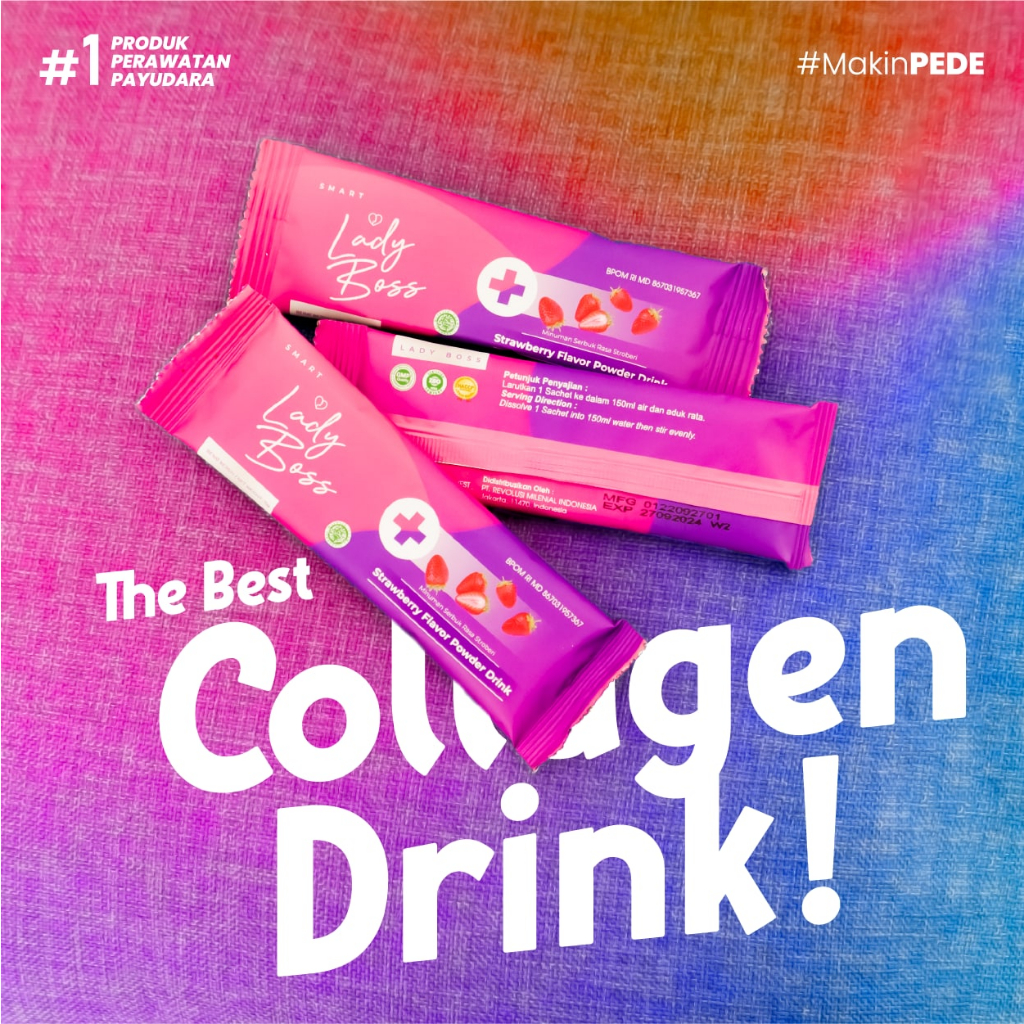 [KEWANITAAN] Smart Breast - Lady Boss Breast & Collagen Drink (Suplemen Pembesar dan Pengencang Payu