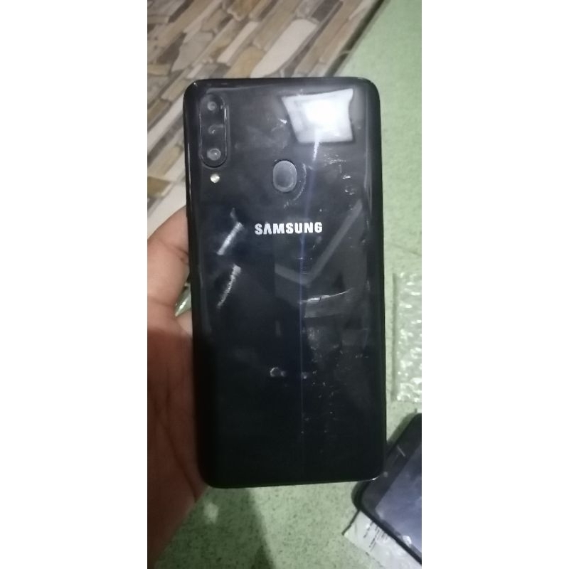 lcd Samsung A20s original copotan