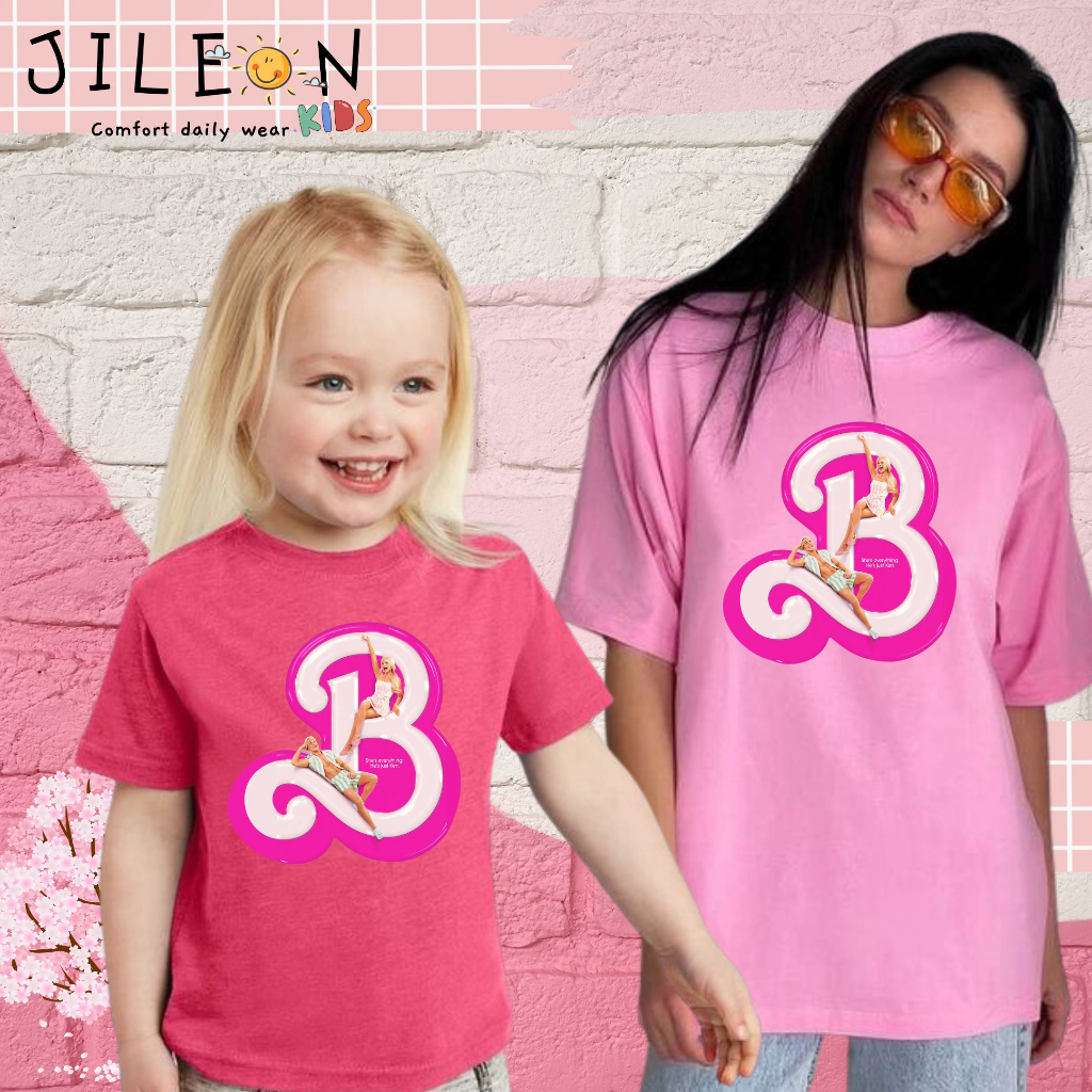 JILEON KAOS ANAK BARIE MOVIE KAOS ANAK DAN DEWASA PREMIUM KATUN KOMBED BUKAN PE