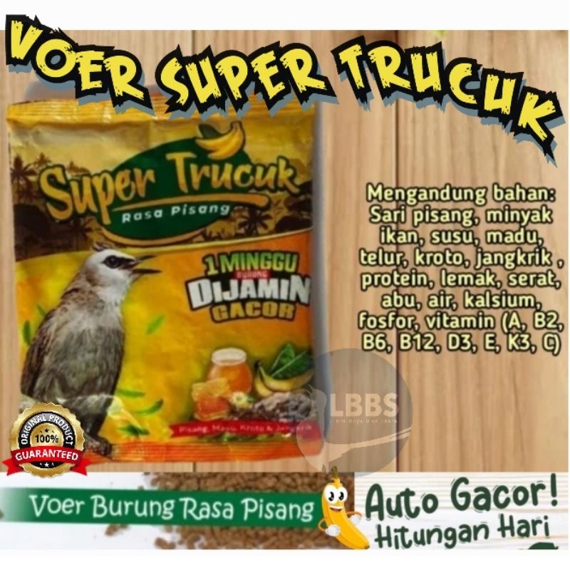 Voer SUPER TRUCUK Untuk Burung Pemakan Buah
