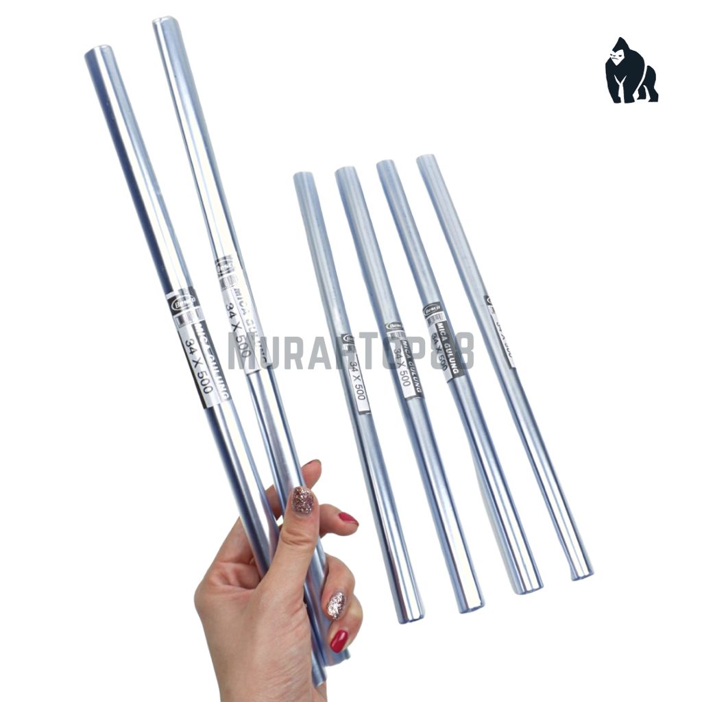 

Sampul Buku Mika Roll Gulung Pendek / Plastik Book Cover 34 x 300 cm