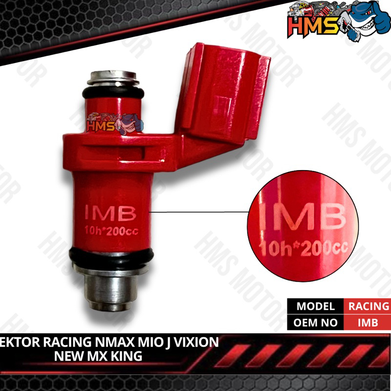 INJEKTOR INJECTOR RACING 8 HOLE 160CC 10 HOLE 200CC NMAX MIO J VIXION NEW R 15 R15 MX KING VIXION