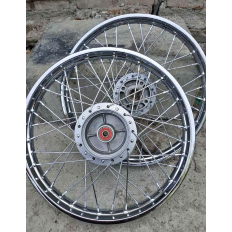 Veleg Pelek Velg Set Depan Belakang Supra Fit New Revo Lama Revo Lancip ori
