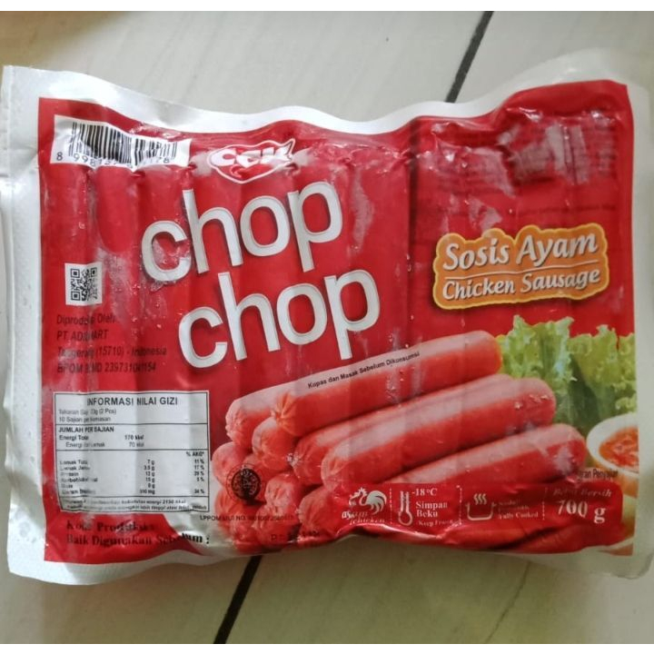 

Chop Chop Sosis Ayam 700gr isi 30, Halal