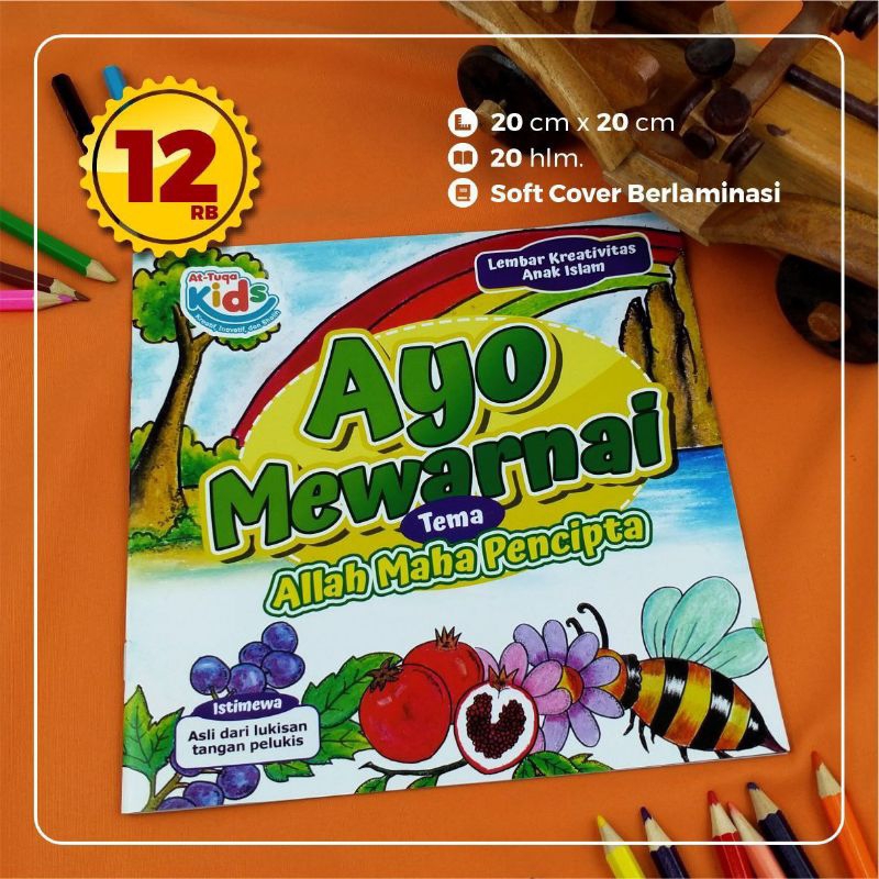 BUKU ANAK ISLAMI AYO MEWARNAI
