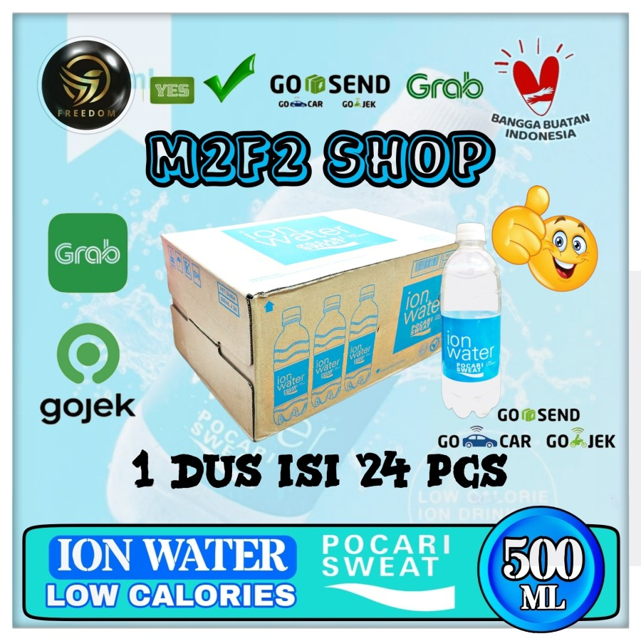 

Pocari Sweat ion Water Botol Pet - 500 ml Kemasan Karton (Khusus Bluebird/GoSend/Grab)
