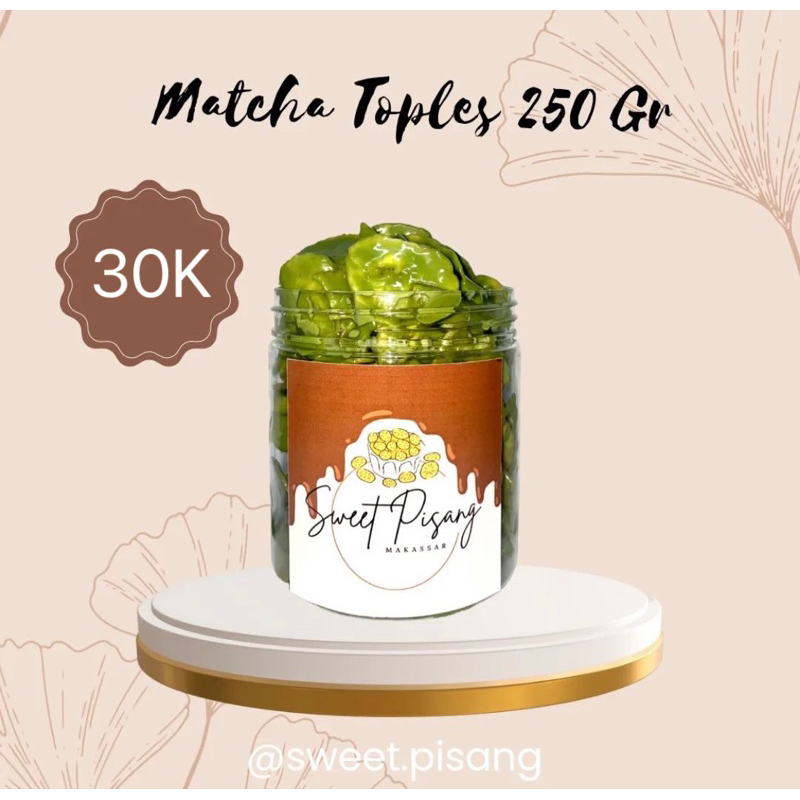

sweet.pisang Matcha toples