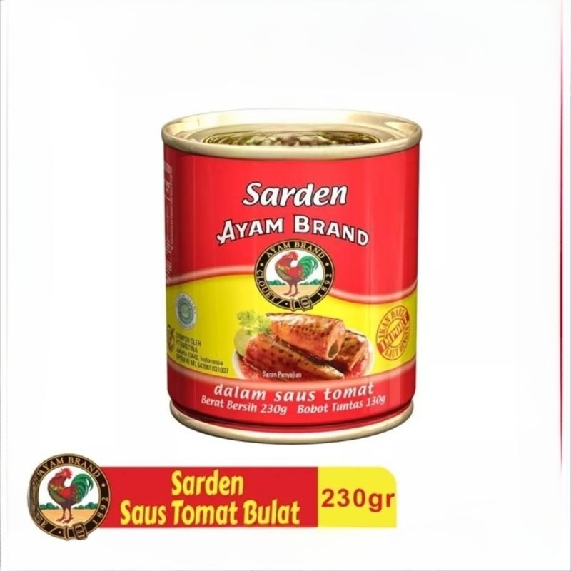 

Sardines In Tomato Sauce 230 G-Ayam Brand