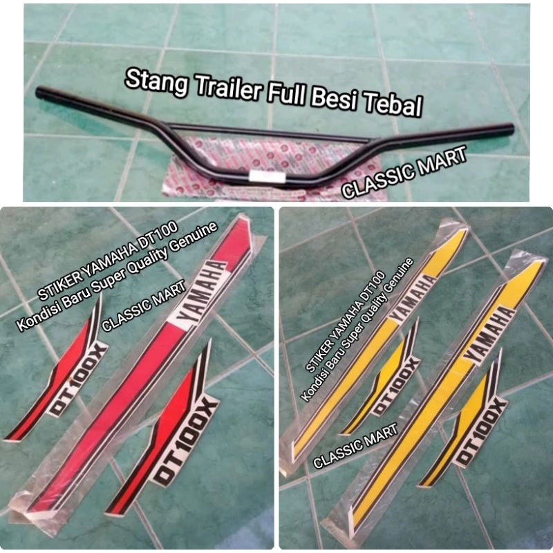 STRIPING STICKER STIKER LIS BODY TANGKI DT100 STANG STIR YAMAHA DT100-DT 100