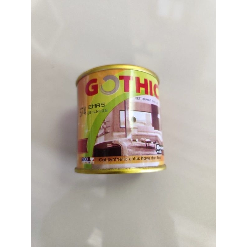 Cat Warna Emas / Gold Gothic 100cc