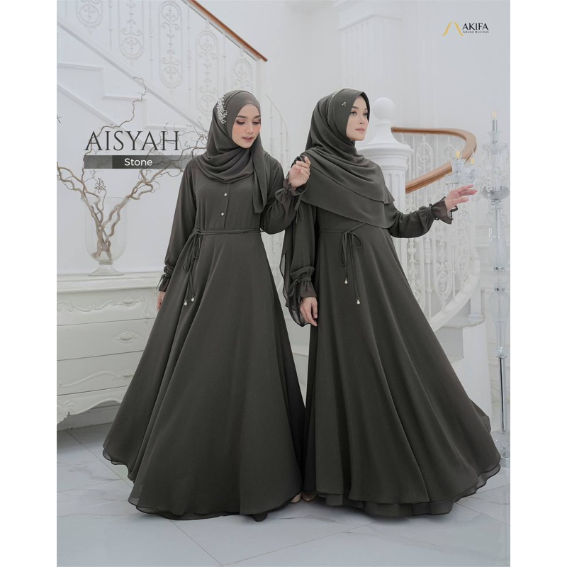 (PO) Gamis aisyah exclusive by akifa/akifa/gamisakifa/distributorakifa