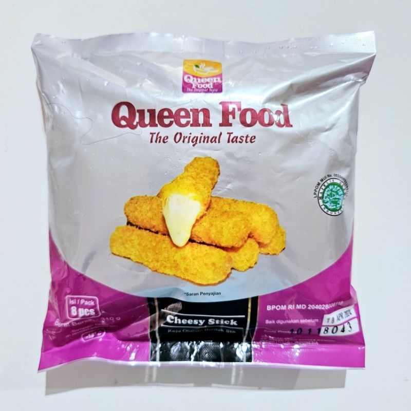 

QUEEN FOOD cheesy stick keju 310gr