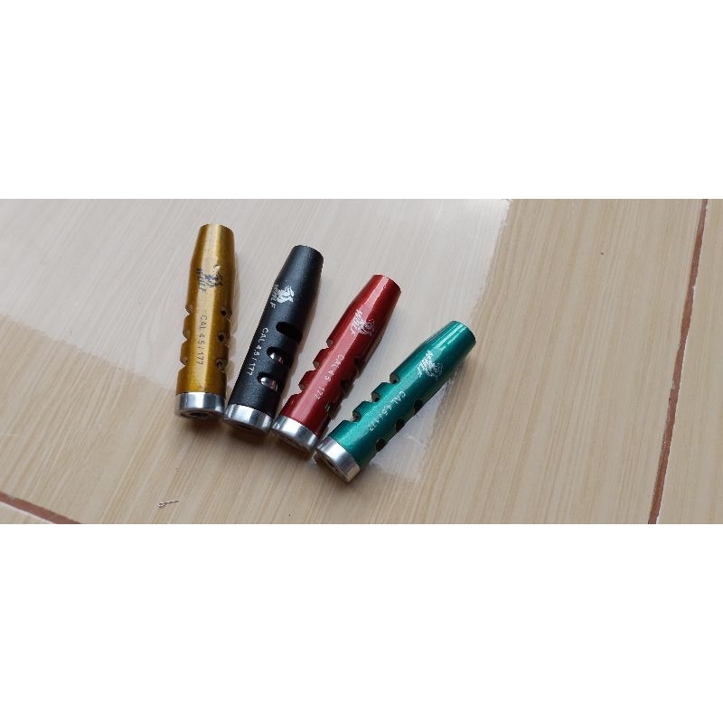 muzle break / pemecah suara od 23 mm panjang 10 cm