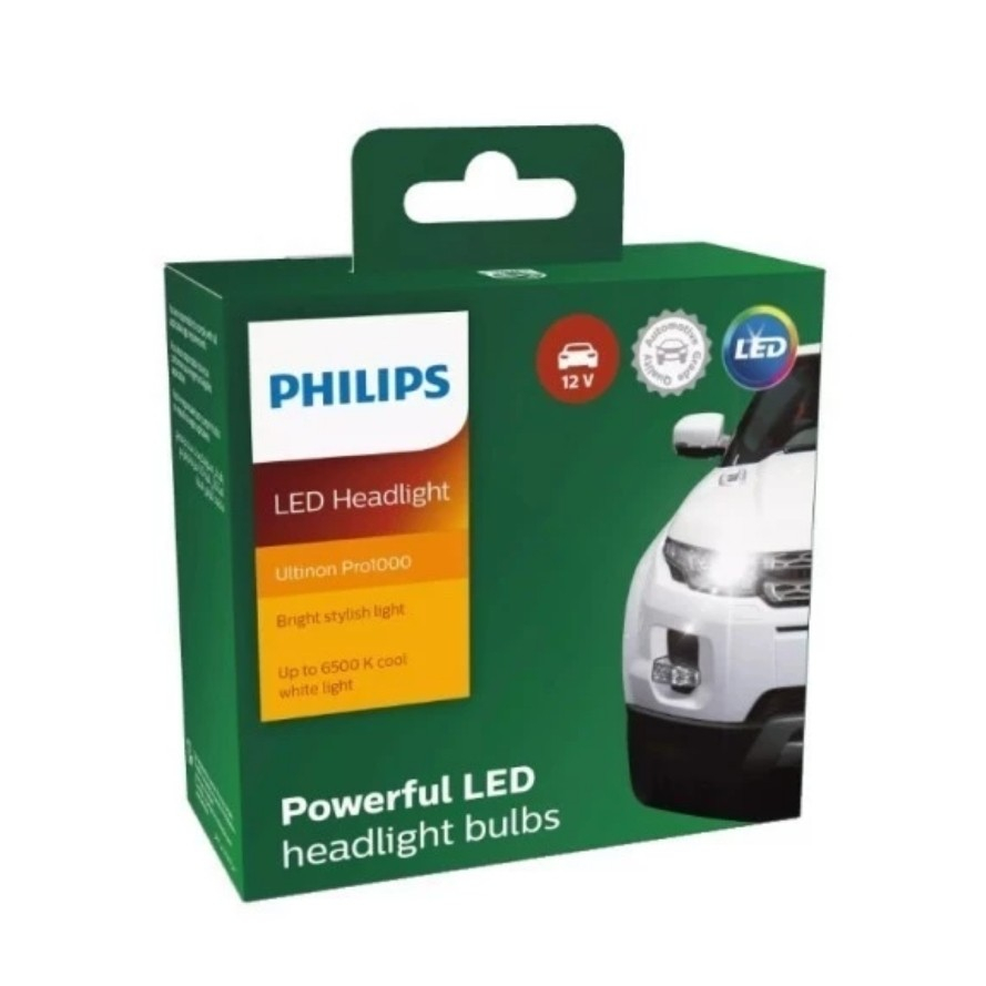 Philips Ultinon Pro1000 LED Fog H8 H11 H16 6500K Lampu Kabut Putih