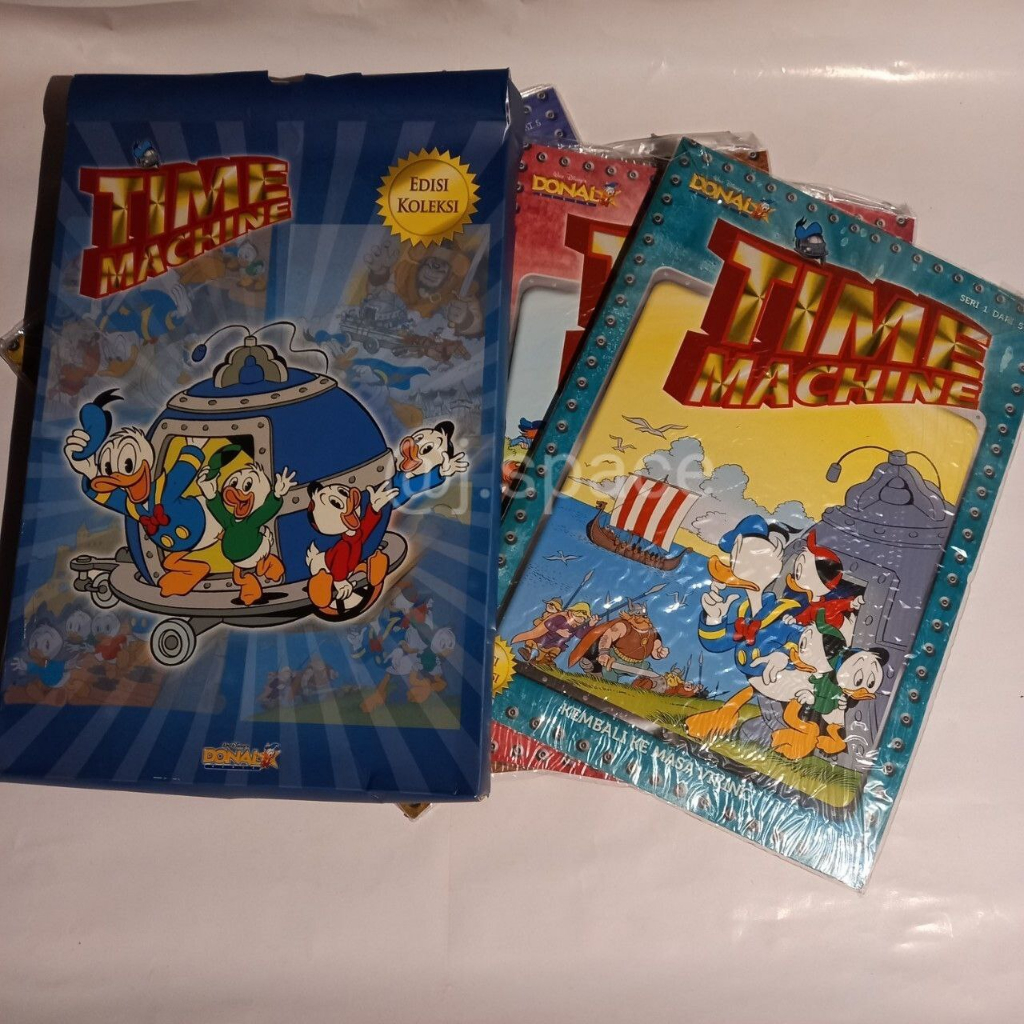 (SET) DONAL BEBEK TIME MACHINE [buku komik edisi lama/bekas]