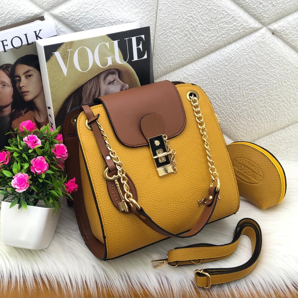 Tas Emak Kekinian Milenial Tas Bahu Cangklek Wanita Simple Polos Elegan Untuk Piknik JalanJalan Libu