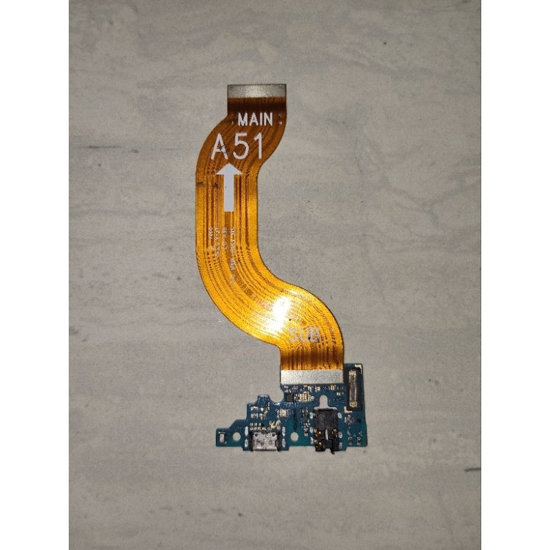 Pcb dan flexibel Samsung A51 original 100% copotan hp, normal tested