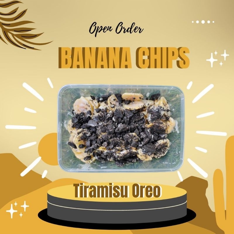 

banana chips varian tiramisu oreo