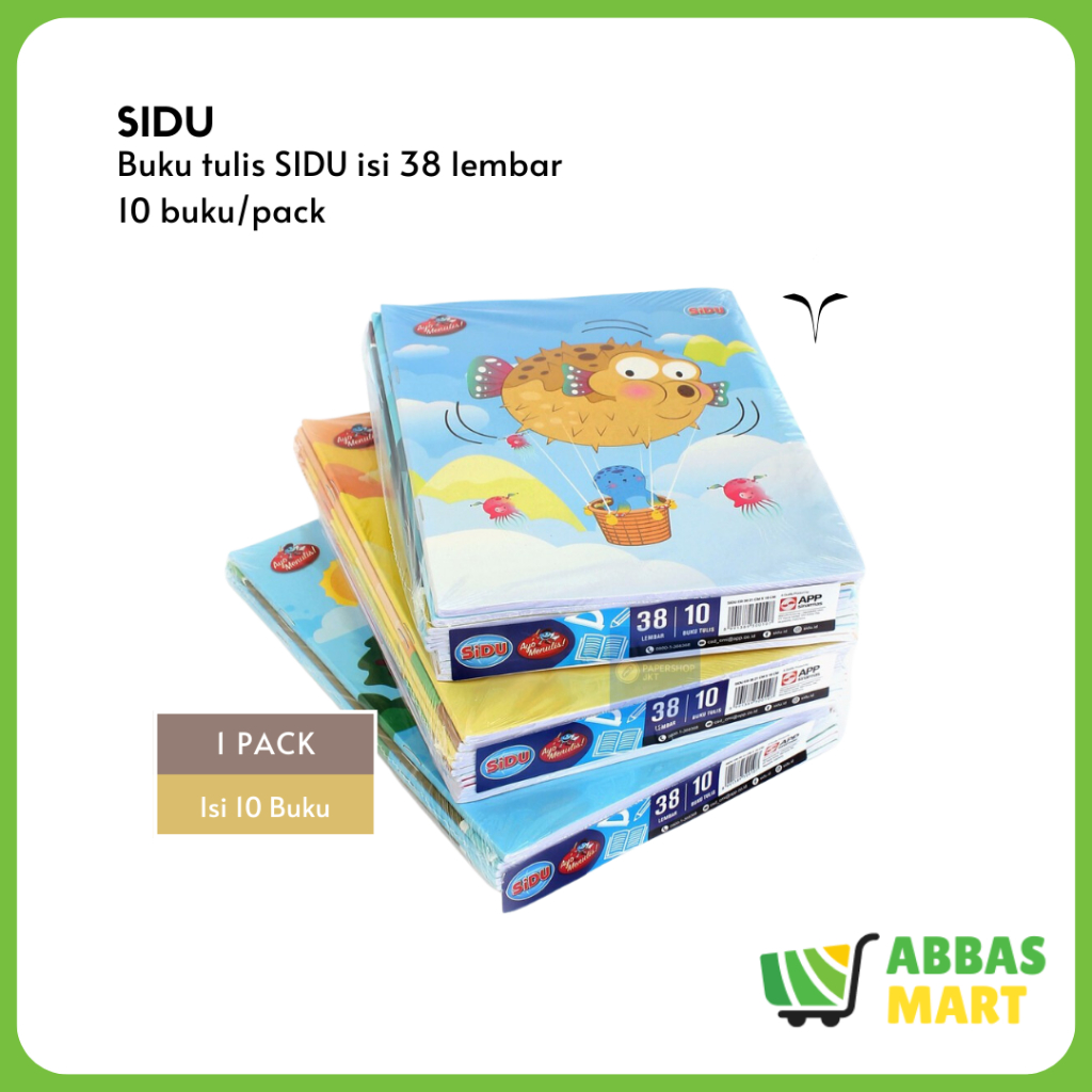 

SIDU - Buku SIDU Sinar Dunia 38 Lembar Isi 10 Buku - 1 PAK