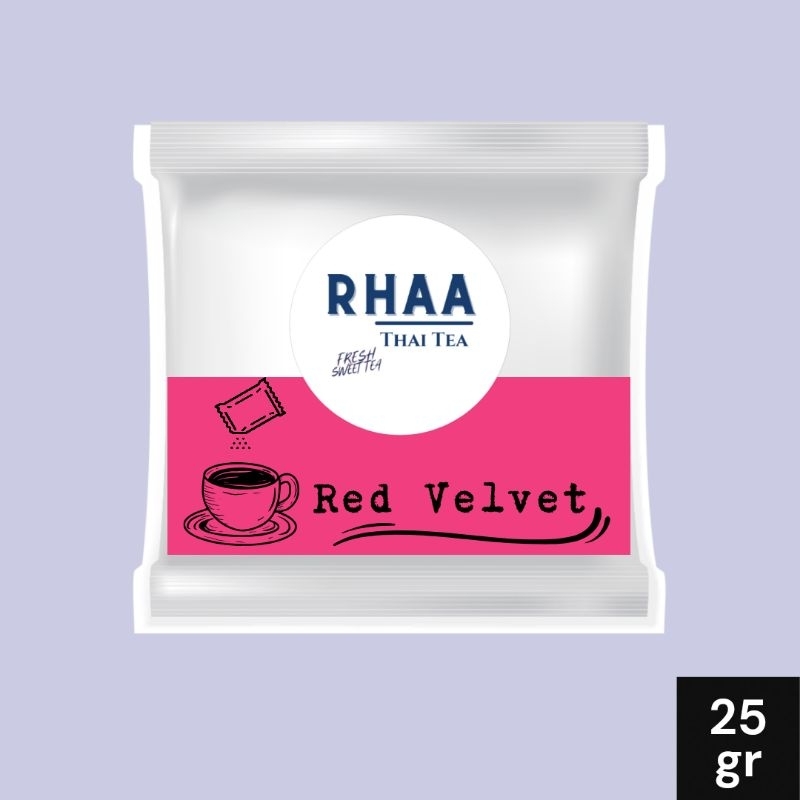 

RTT Bubuk Minuman Rasa Red Velvet Instant Drink Powder Kemasan sachet 25 Gram