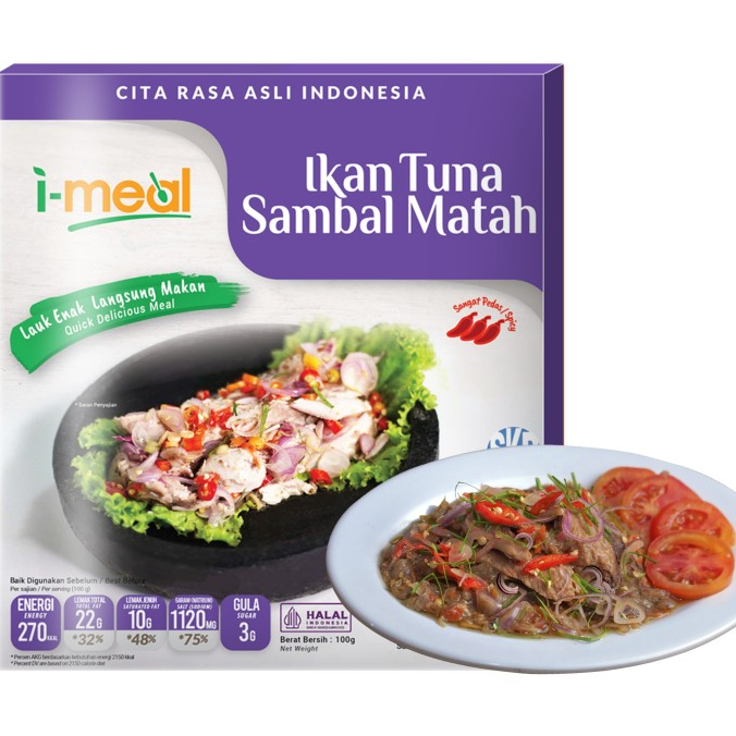 

Ikan Tuna Sambal Matah imeal Lauk Siap Makan