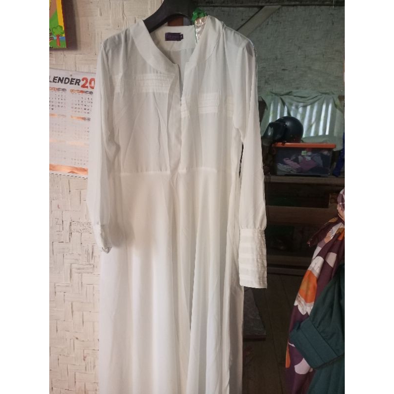 Gamis Putih Fortaleza By Ria Busana