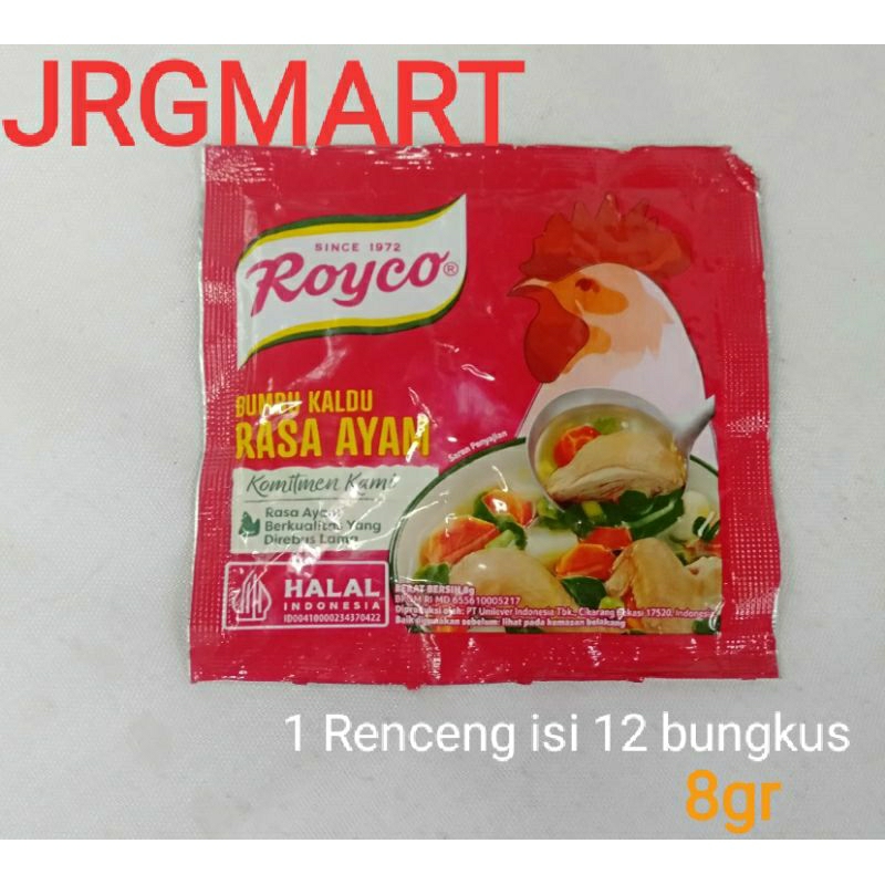 

ROYCO AYAM & SAPI RENCENGAN ISI 12 SACHET @ 8GR