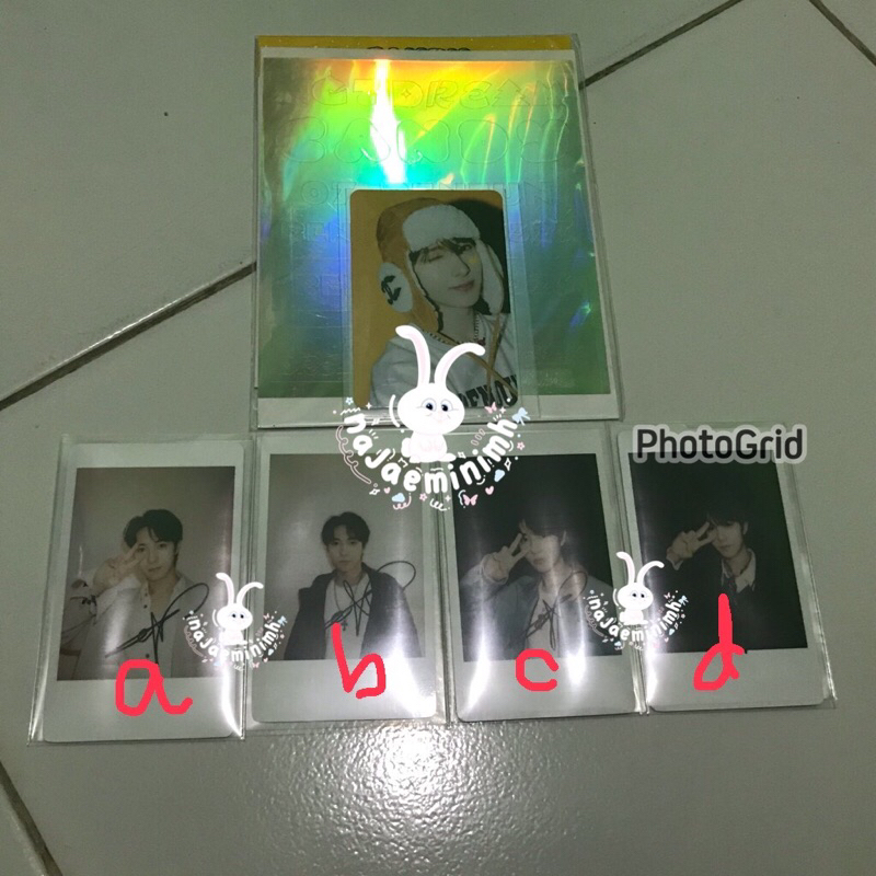 (TAMBAHKAN PACKING) PHOTOCARD MERCHANDISE PC RENJUN FANLIGHT DECO FAN LIGHT POLAROID POLA KNIGHT MAG
